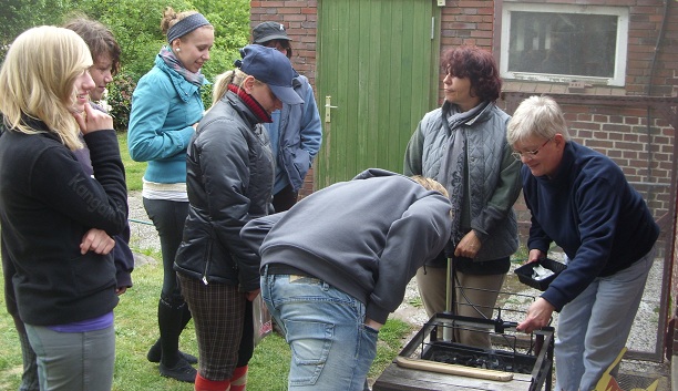 Vorbereitungen am Grill