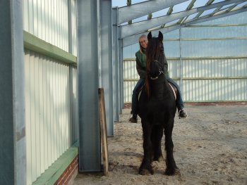 Gijs und Susanne testen die Halle